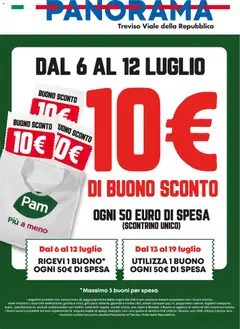Anteprima del volantino Panorama volantino Sconto valido a partire dal 06/07/2026