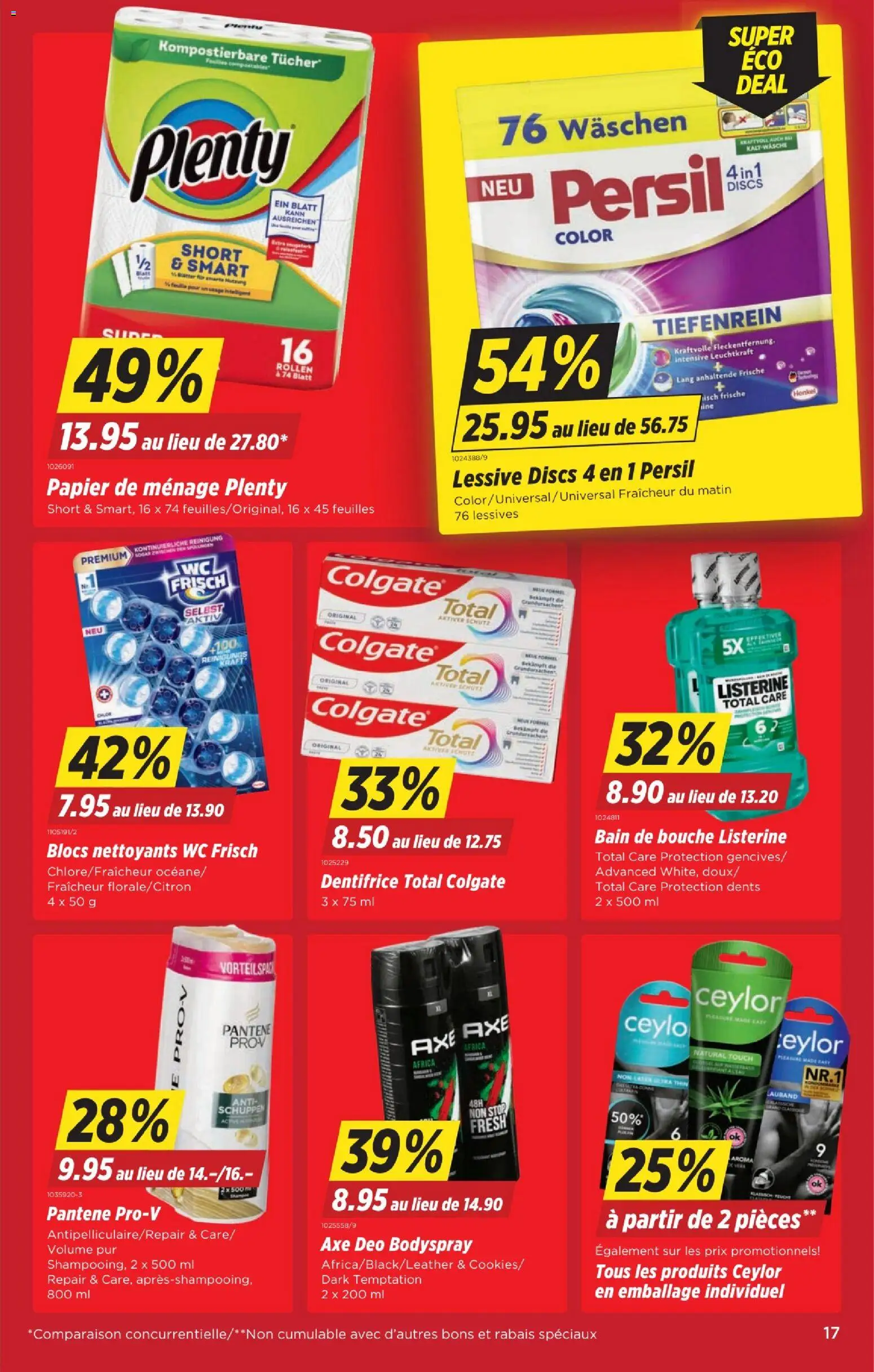 Denner aktionen FR – gültig ab 06.08.2026 | Seite: 17 | Produkte: Shampoo, Conditioner