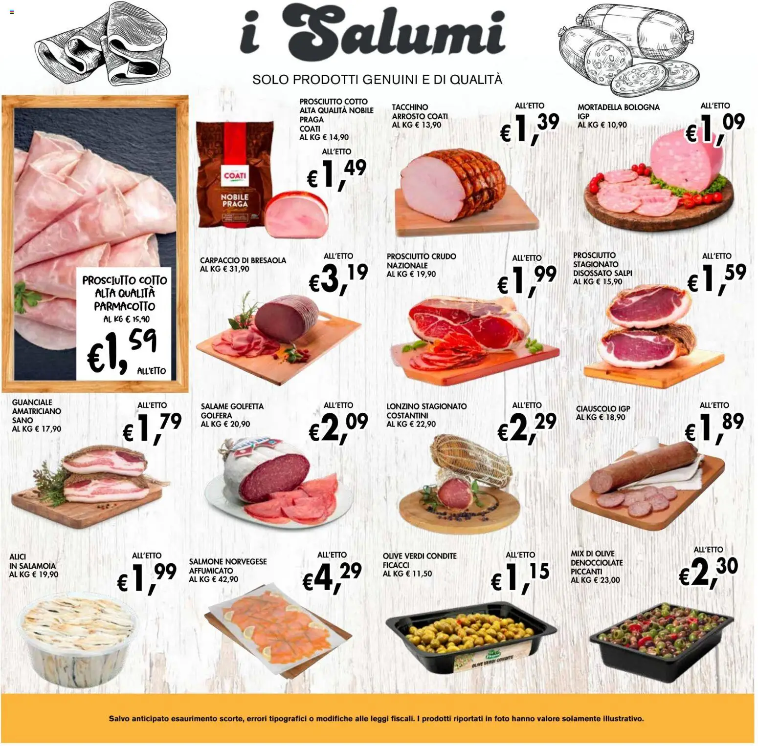 Volantino Coal del 07.05.2026 | Pagina: 7 | Prodotti: Tacchino, Prosciutto, Mortadella, Guanciale