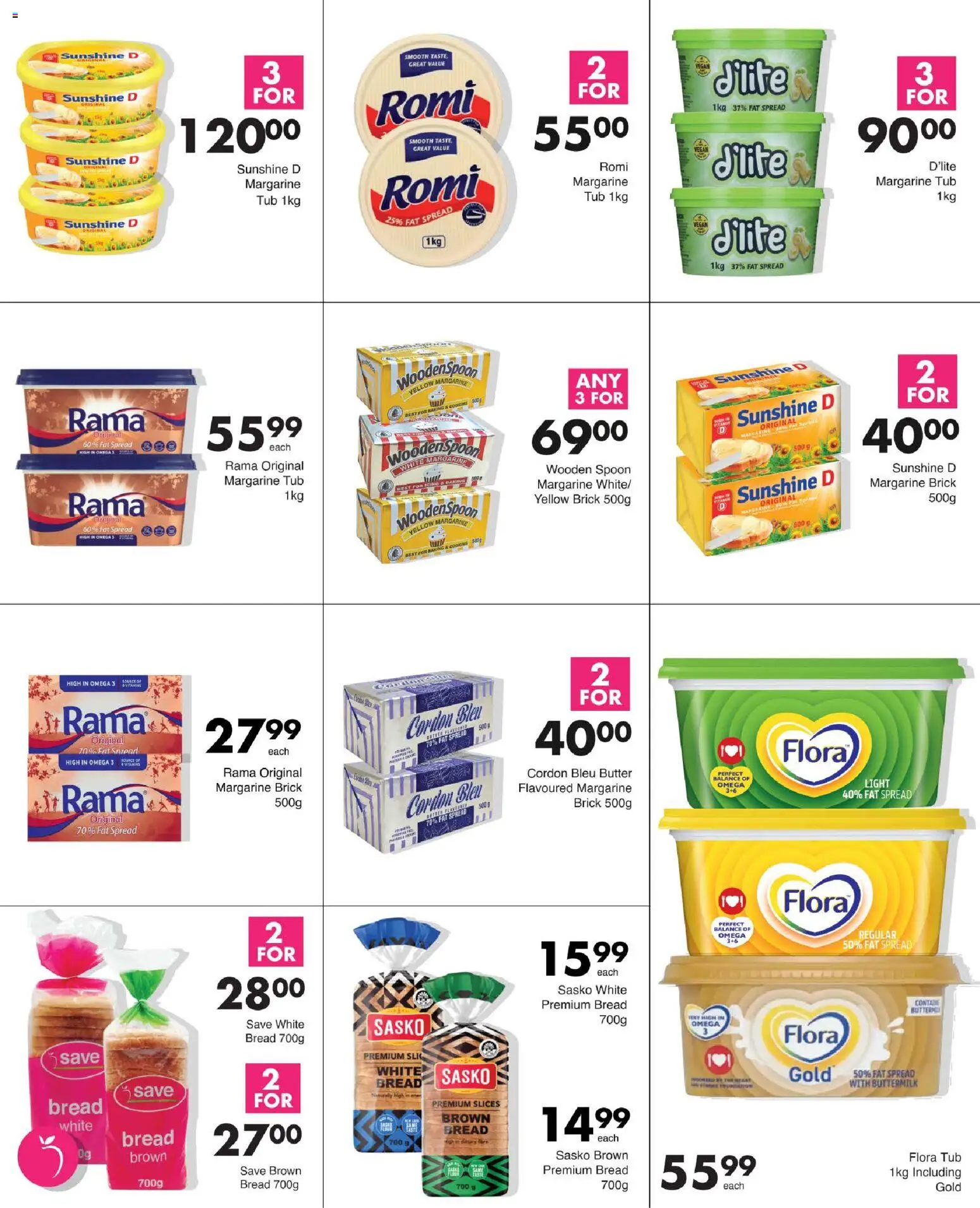 New Save catalogue – valid from 15/09/2026 | Page: 10 | Products: Spread, Omega 3, Light, Fat spread
