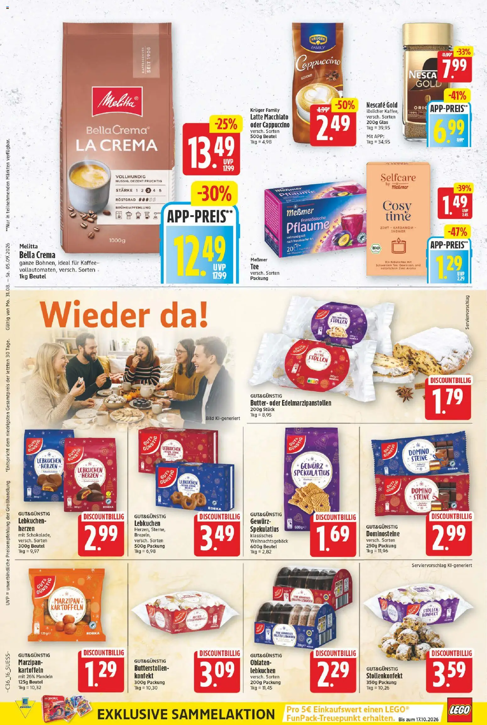 E center Prospekt – gültig ab 31.08.2026 | Seite: 18 | Produkte: Nescafe, Messmer, Kartoffeln, Nescafe gold