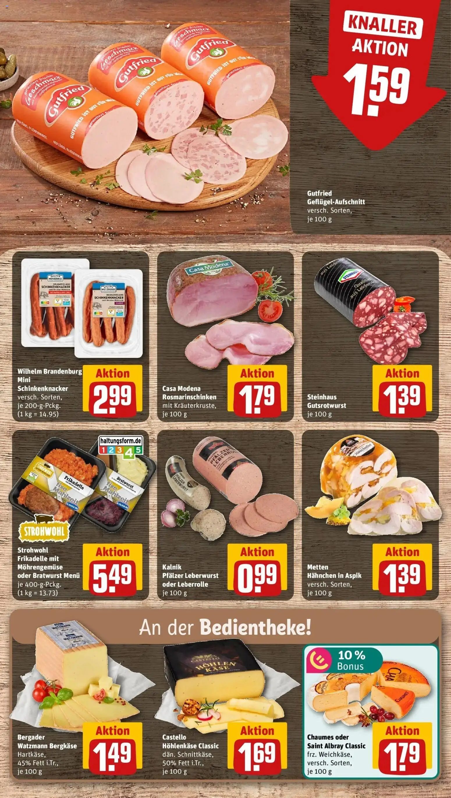 REWE Prospekt ab 05.10.2026 zum Blättern » Angebote | Seite: 12 | Produkte: Hahnchen, Käse, Bratwurst