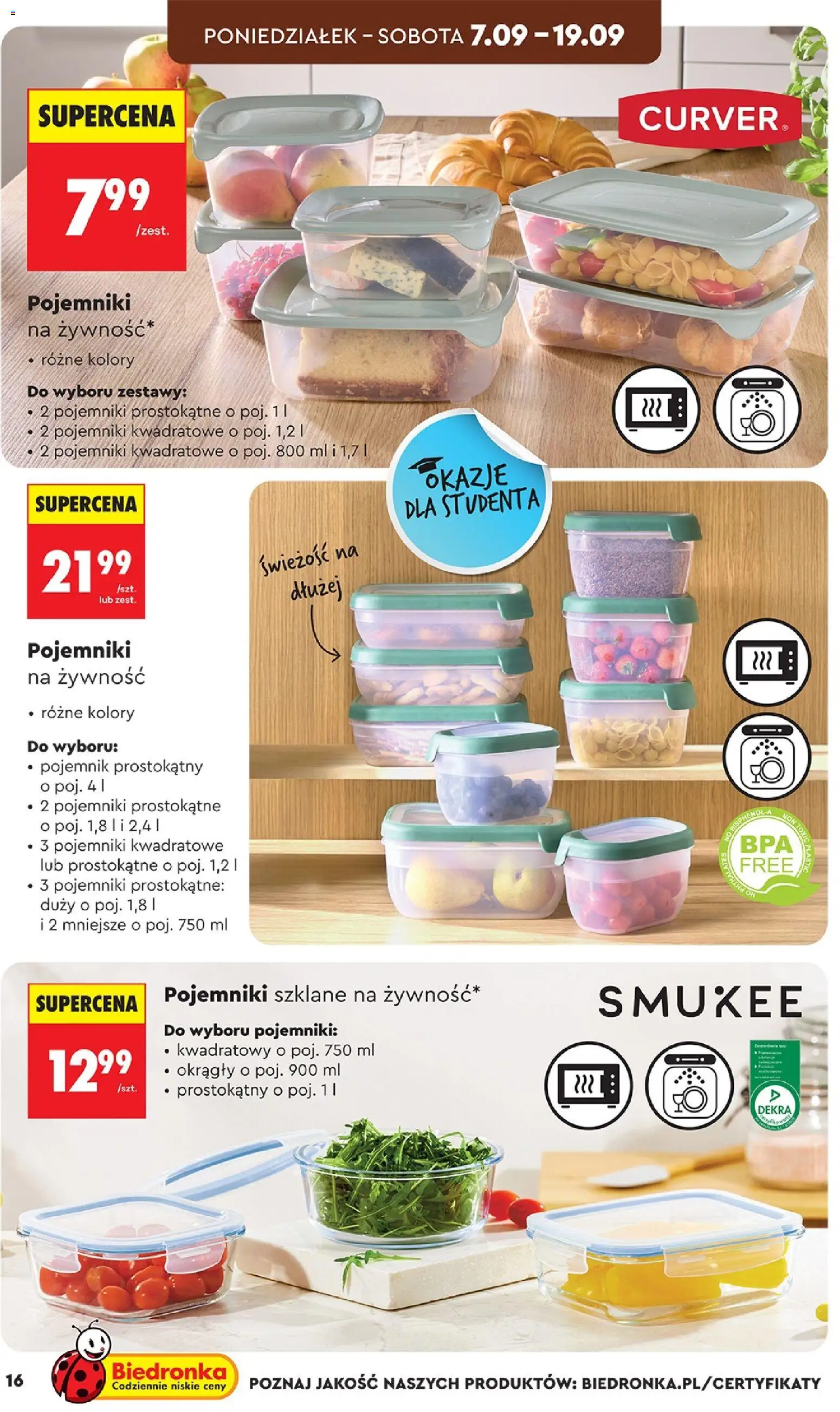 Biedronka Polsko leták - Hity i inspiracje od 05.09.2026 | Strana: 16