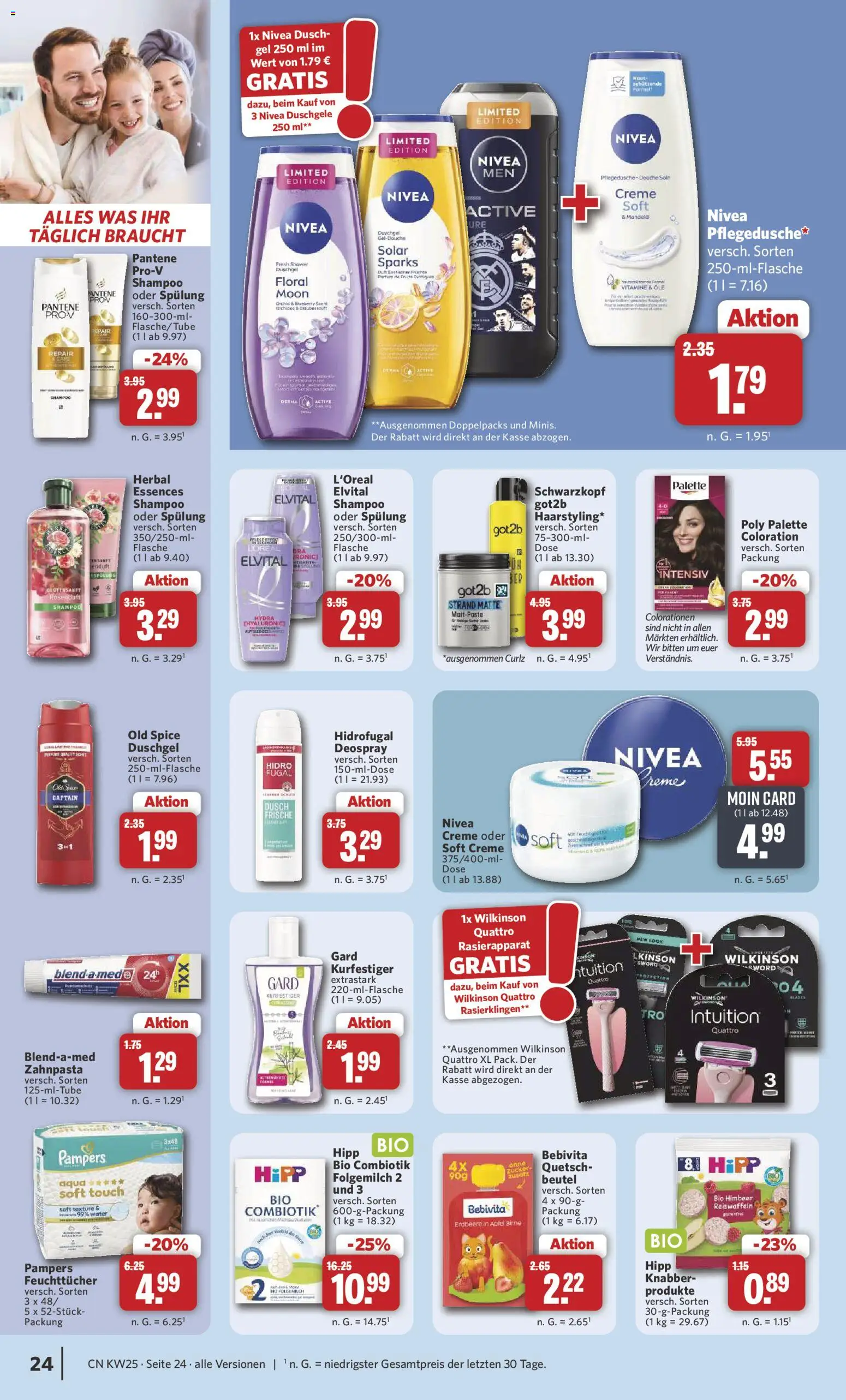 Combi Prospekt – gültig ab 15.06.2026 | Seite: 28 | Produkte: Äpfel, Spülung, Duschgel, Birne