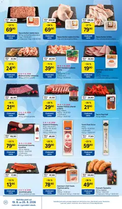 Náhled letáku Tesco Kuřecí mleté maso, 500 g, ochranná atmosféra od 19.08.2026 | Strana: 20