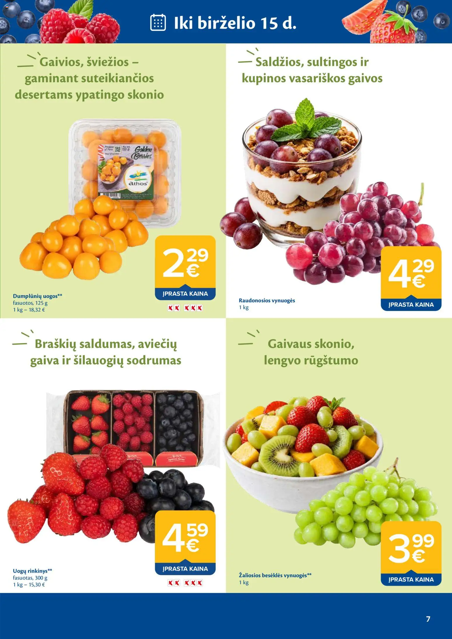 MAXIMA akcijos nuo 09.06.2026 | Puslapis: 7 | Prekių: Vynuogės