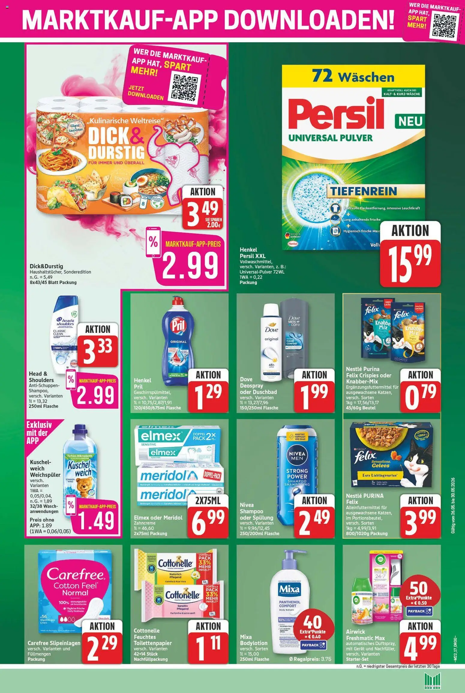 Marktkauf Prospekt – gültig ab 26.05.2026 | Seite: 17 | Produkte: Lachs, Weichspüler, Pril, Persil