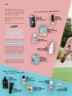 HIT pures Leben 02/2026 ab 14.04.2026 gültig | Seite: 10 | Produkte: Shampoo, Duschgel, Reinigungstücher, Tuchmaske