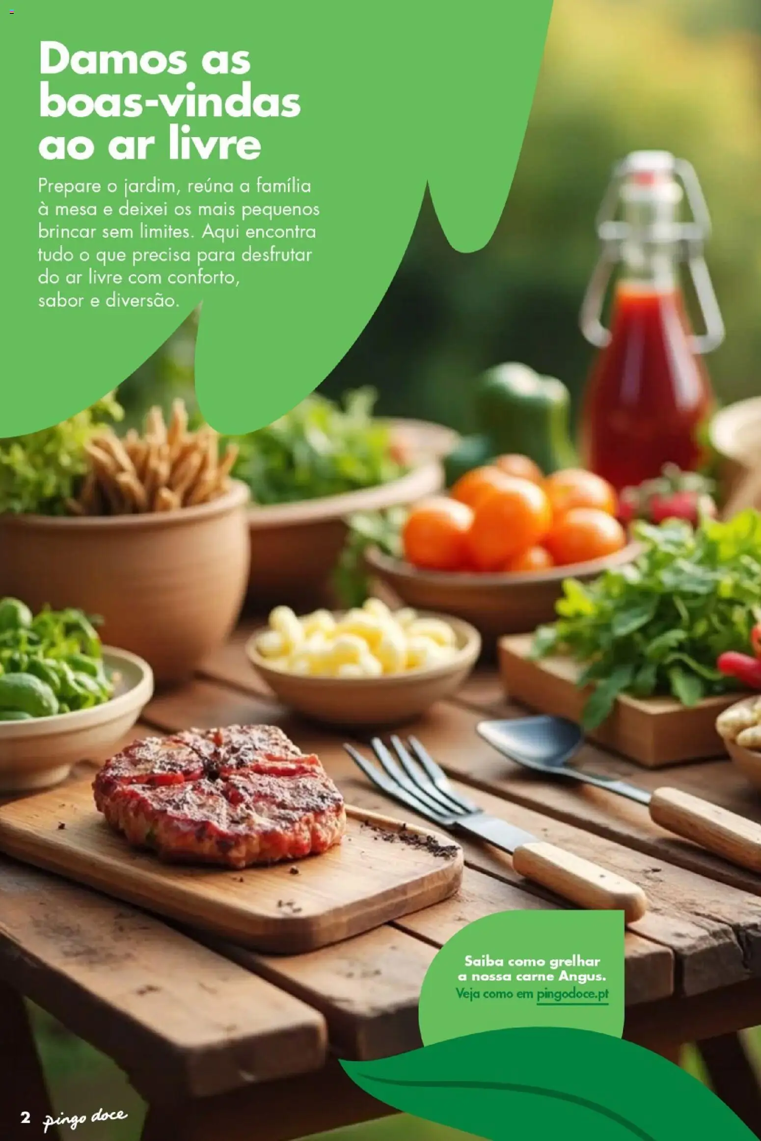 Pingo Doce Bazar Ar Livre │ válido de 05.05.2026 | Página: 2 | Produtos: Mesa, Carne