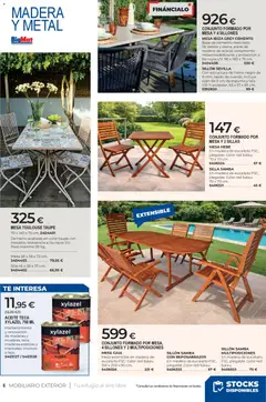Vista previa BigMat - Jardin y Piscinas 2026 válido desde el 23.03.2026 | Página: 6 | Productos: Aceite, Peso, Sillón, Mesa