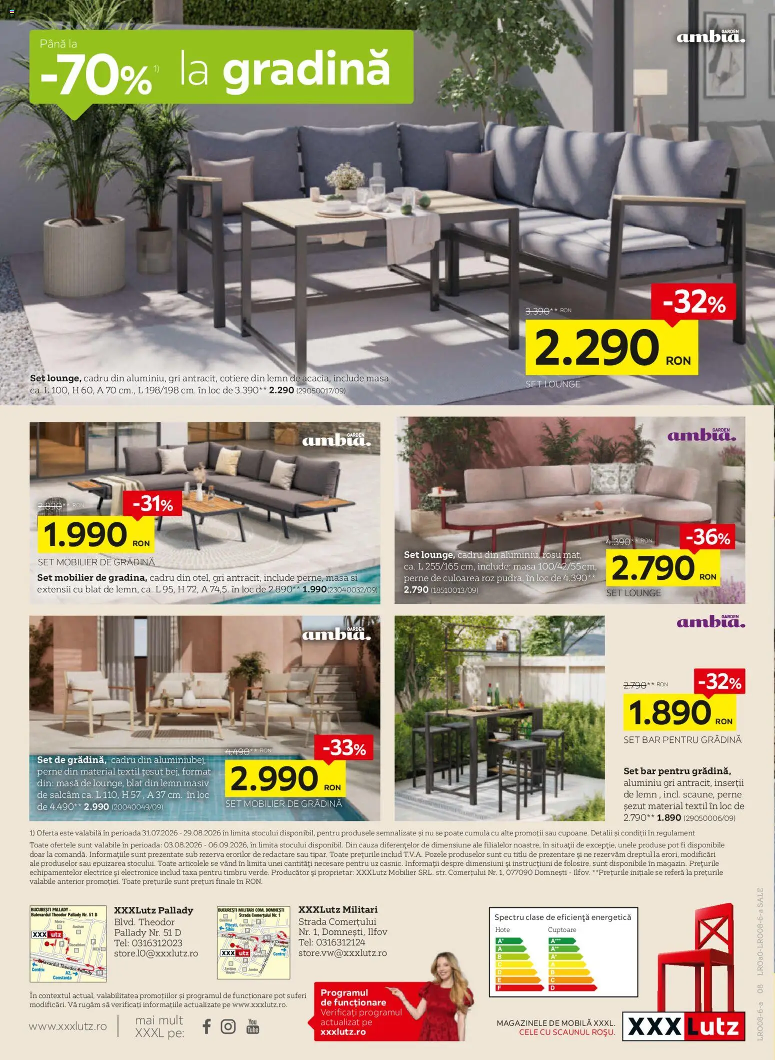 Noul catalog XXXLutz – valabil de la 03.08.2026 | Pagină: 8 | Produse: Masă