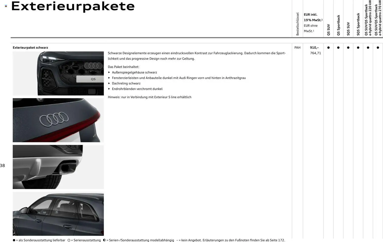 Audi Q5 – gültig ab 28.10.2025 | Seite: 38 | Produkte: Soundsystem, Smartphone