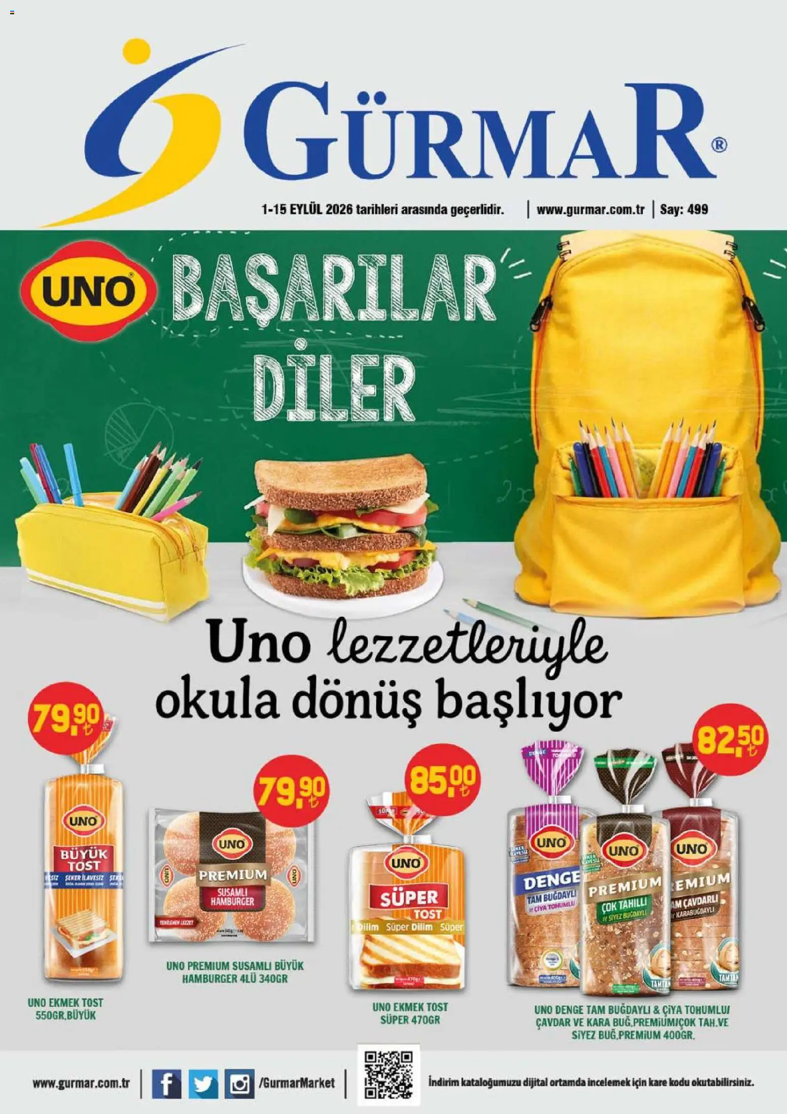 Gürmar Katalog - 01 Eylül 2026 tarihinden itibaren geçerlidir | Sayfa: 1