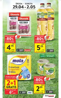Pogląd oferty "Intermarche gazetka" - ważna od 29.04.2026 | Strona: 5 | Produkty: Karta, Kasza, Rolki, Ręcznik papierowy