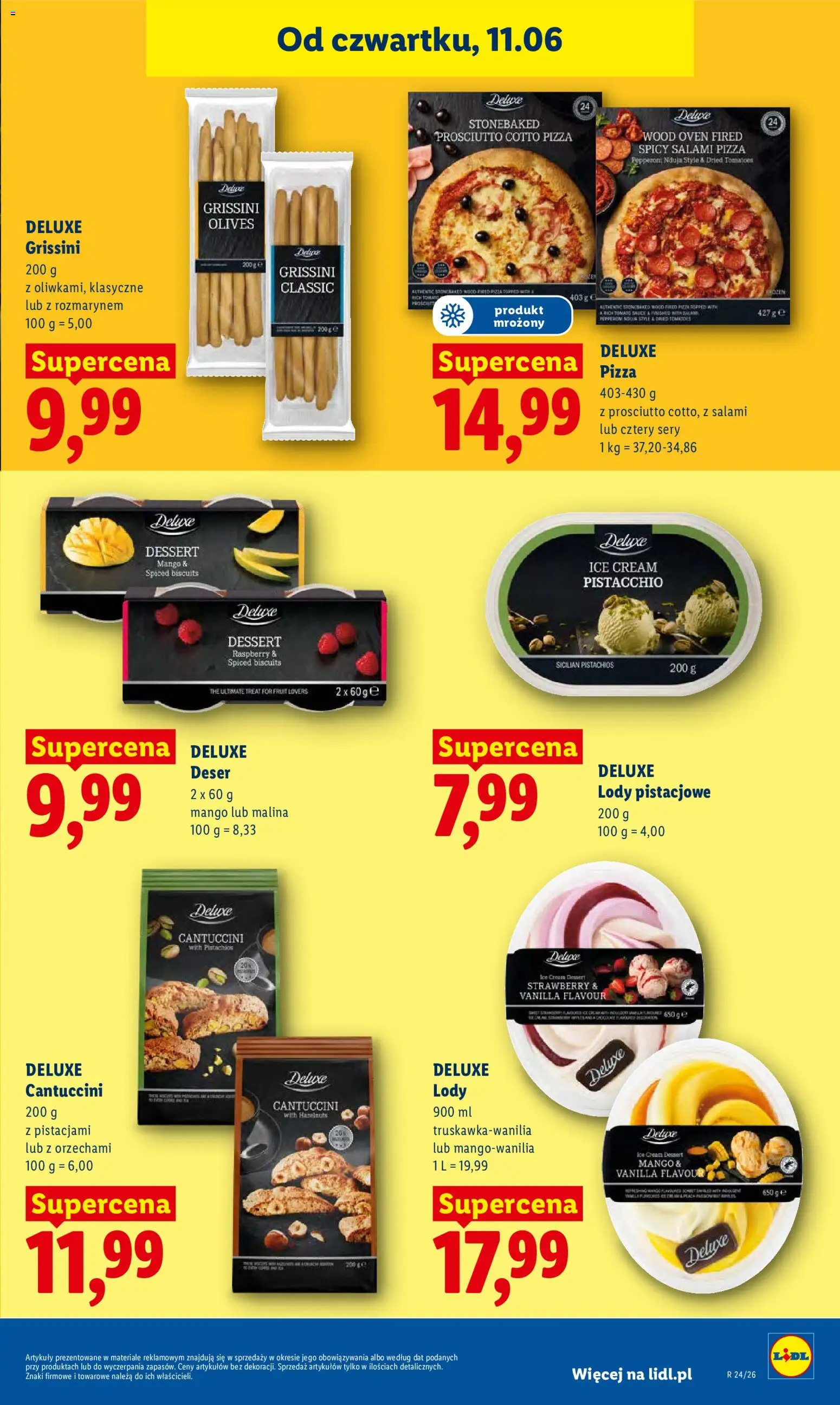 Lidl Polsko leták od 11.06.2026 | Strana: 63 | Produkty: Mango, Grissini, Deluxe, Cantuccini