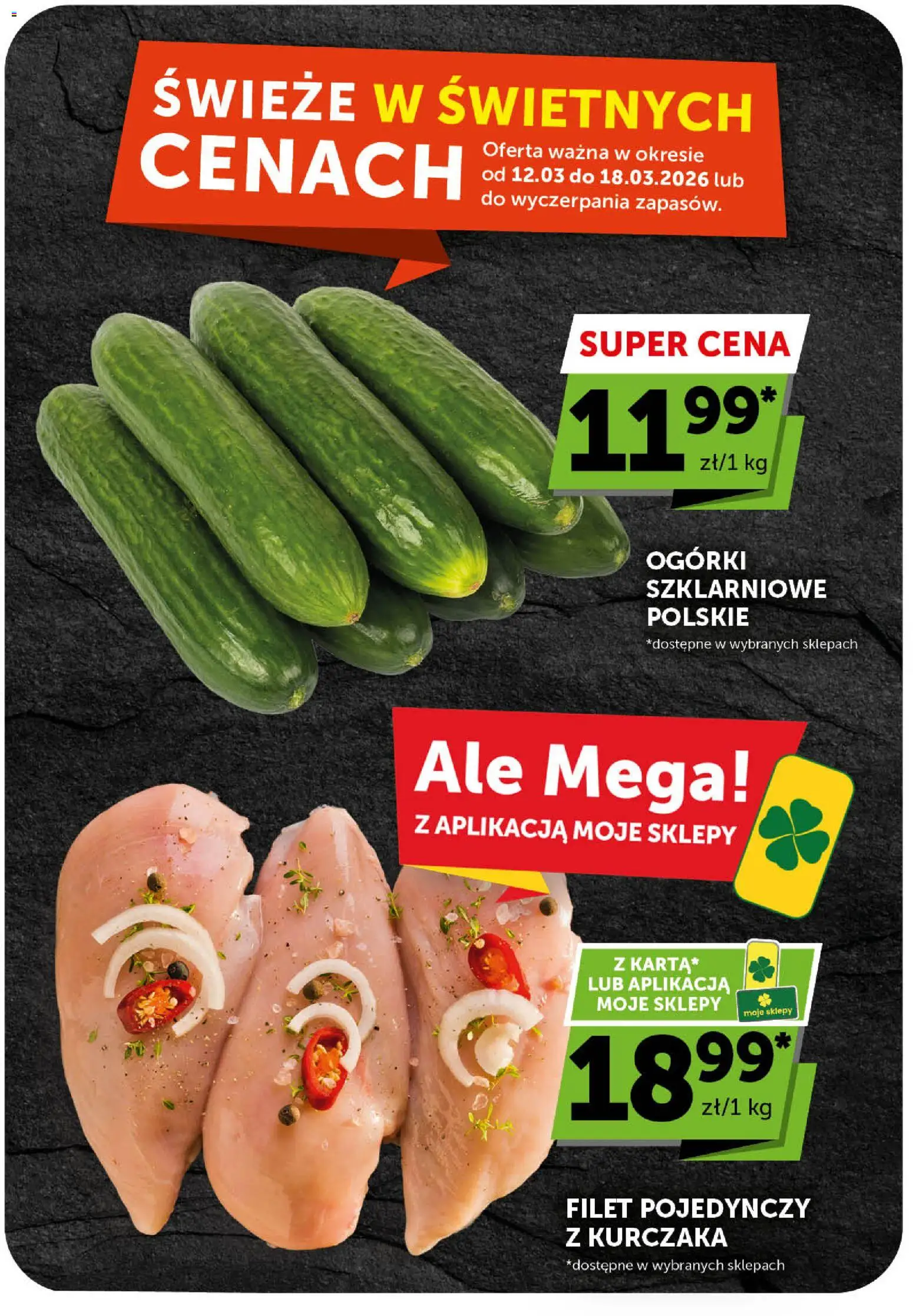 Groszek gazetka od 12.03.2026 | Strona: 4 | Produkty: Ogórki