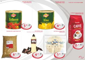 CBA Verex leták platný od 01.09.2026 | Strana: 5 | Produkty: Tortilla, Hrach, Jahody, Zrnková káva