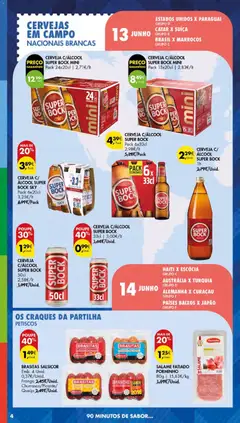 Pré-visualização SALAME FATIADO PORMINHO, 80g válido de 11.06.2026 | Página: 4 | Produtos: Super bock sky, Frango, Super bock, Salame