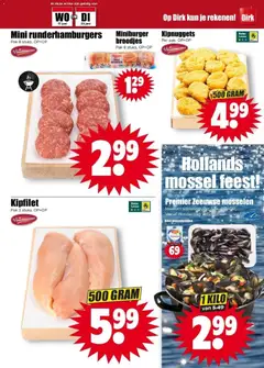 Dirk folder / publicité - Voorbeeld van een folder van Dirk, geldig van 17.06.2026 | Pagina: 5 | Producten: Mosselen, Zak, Broodjes