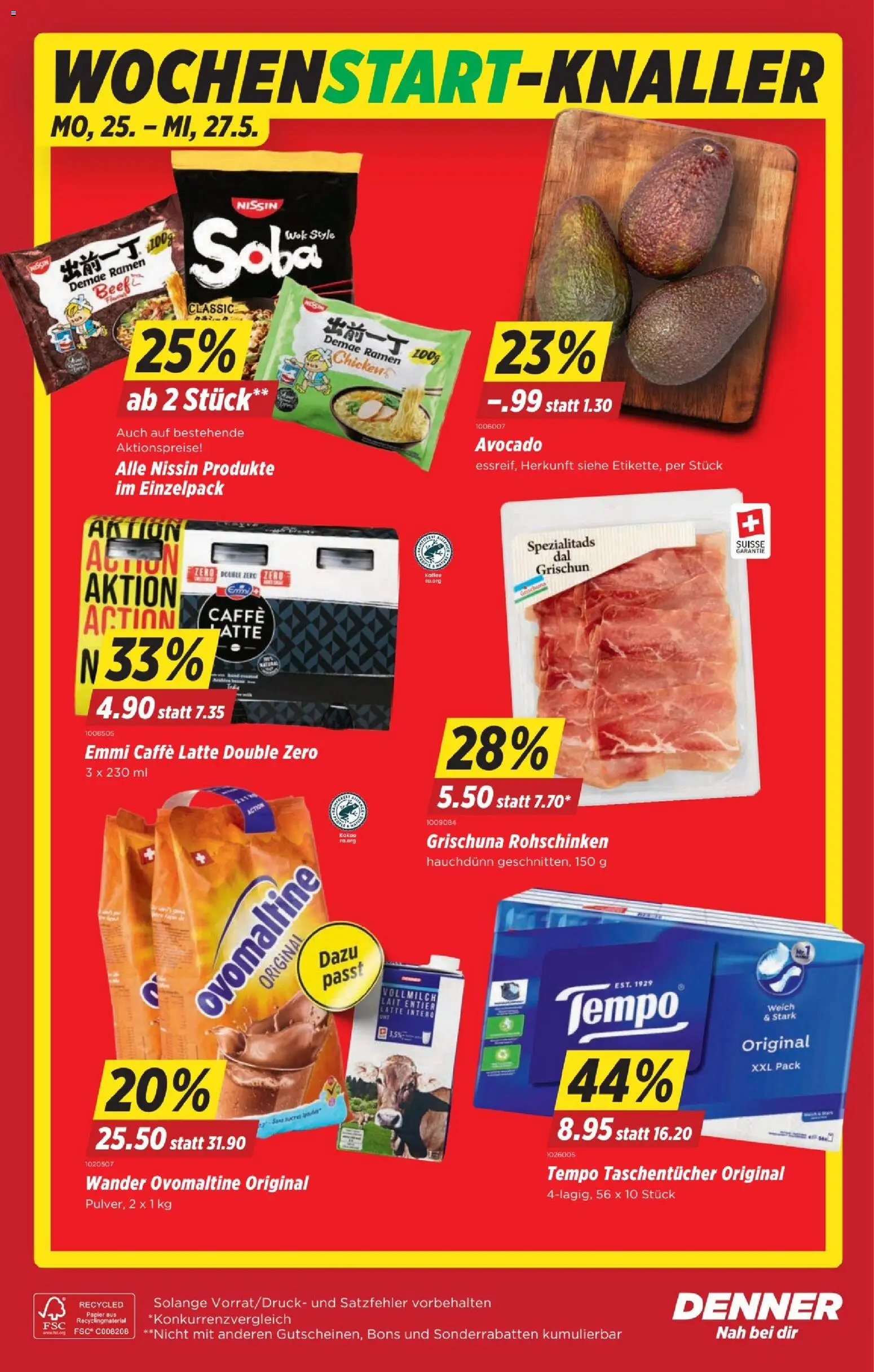 Denner aktionen – gültig ab 21.05.2026 | Seite: 22 | Produkte: Avocado, Wok