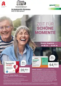 Angebote - Ihre Apotheke vor Ort: Jetzt alle Angebote auch online entdecken! ab 29.08.2026 gültig