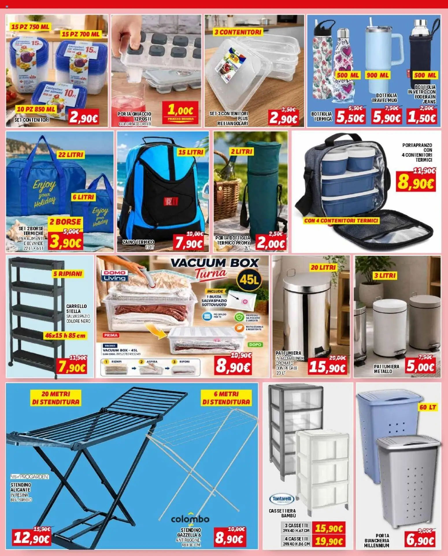 Volantino Orizzonte del 09/07/2026 | Pagina: 9 | Prodotti: Zaino, Jeans, Carrello, Stendino