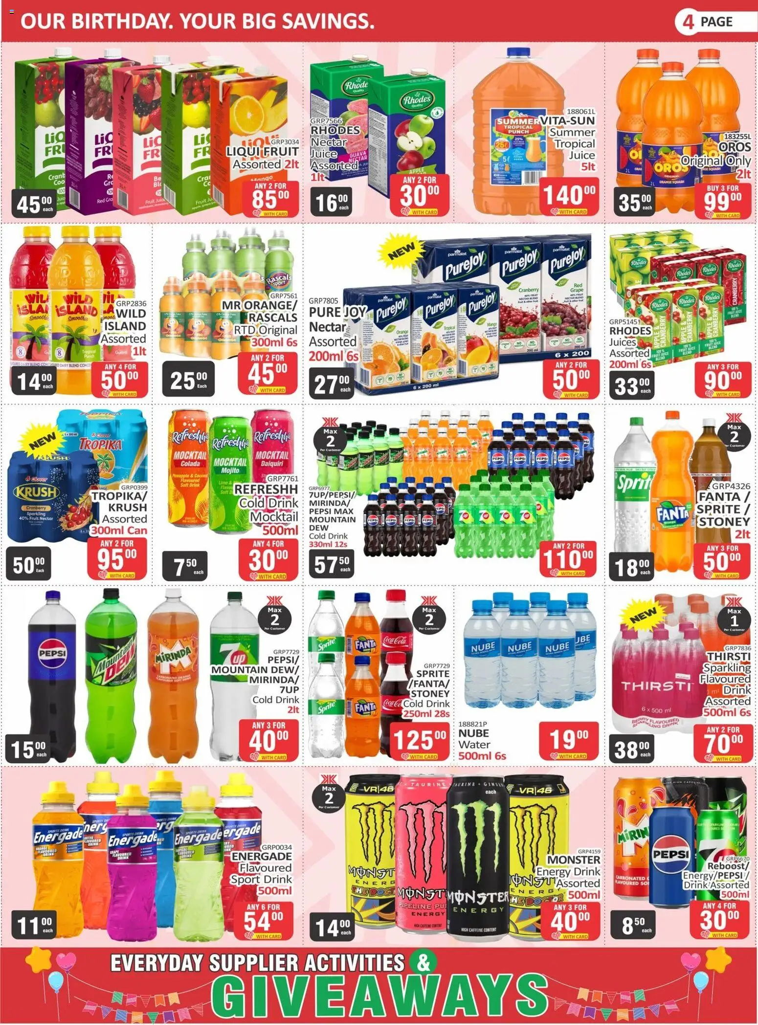 New KIT KAT Cash & Carry catalogue – valid from 24/09/2026 | Page: 5 | Products: Squash, Stoney, Fruit, Mango