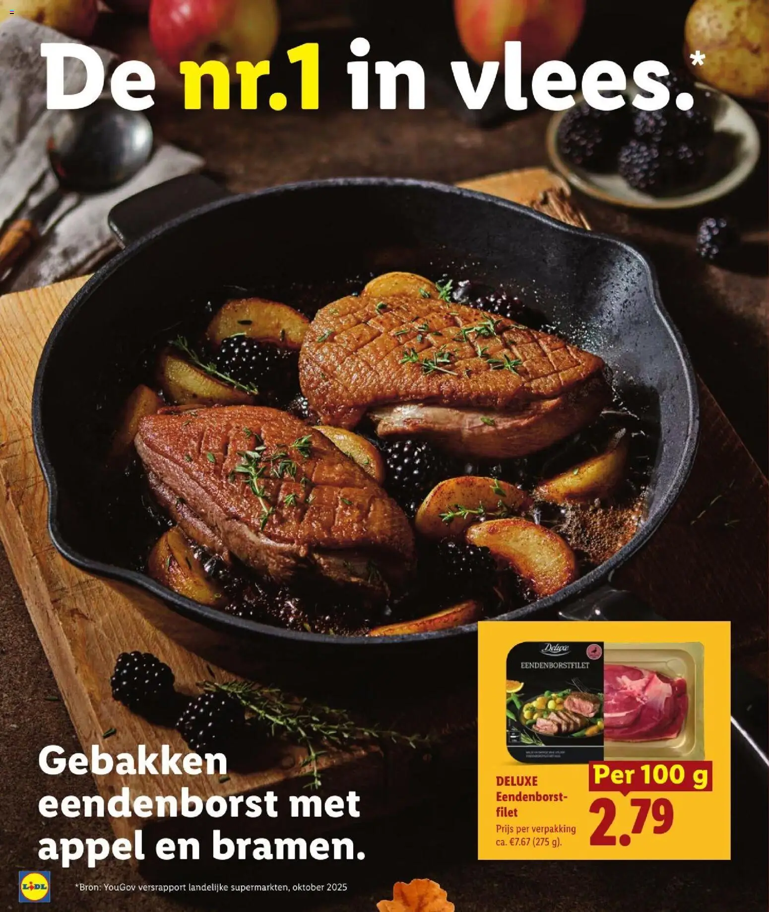 {H1} | Pagina: 14 | Producten: Eendenborst, Filet, Appel
