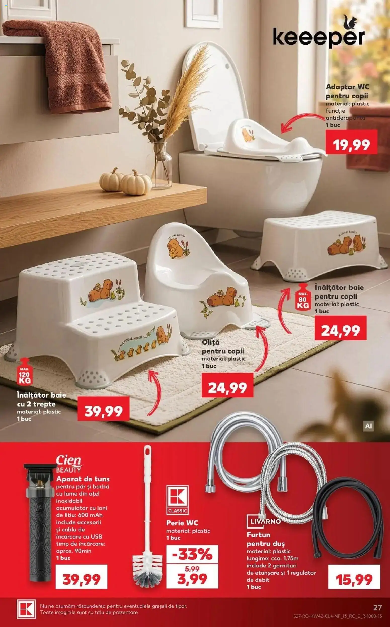 Kaufland Constanța 14.10.2026 - Revista si Oferta | Pagină: 27 | Produse: Cablu, Aparat, Duș, Perie