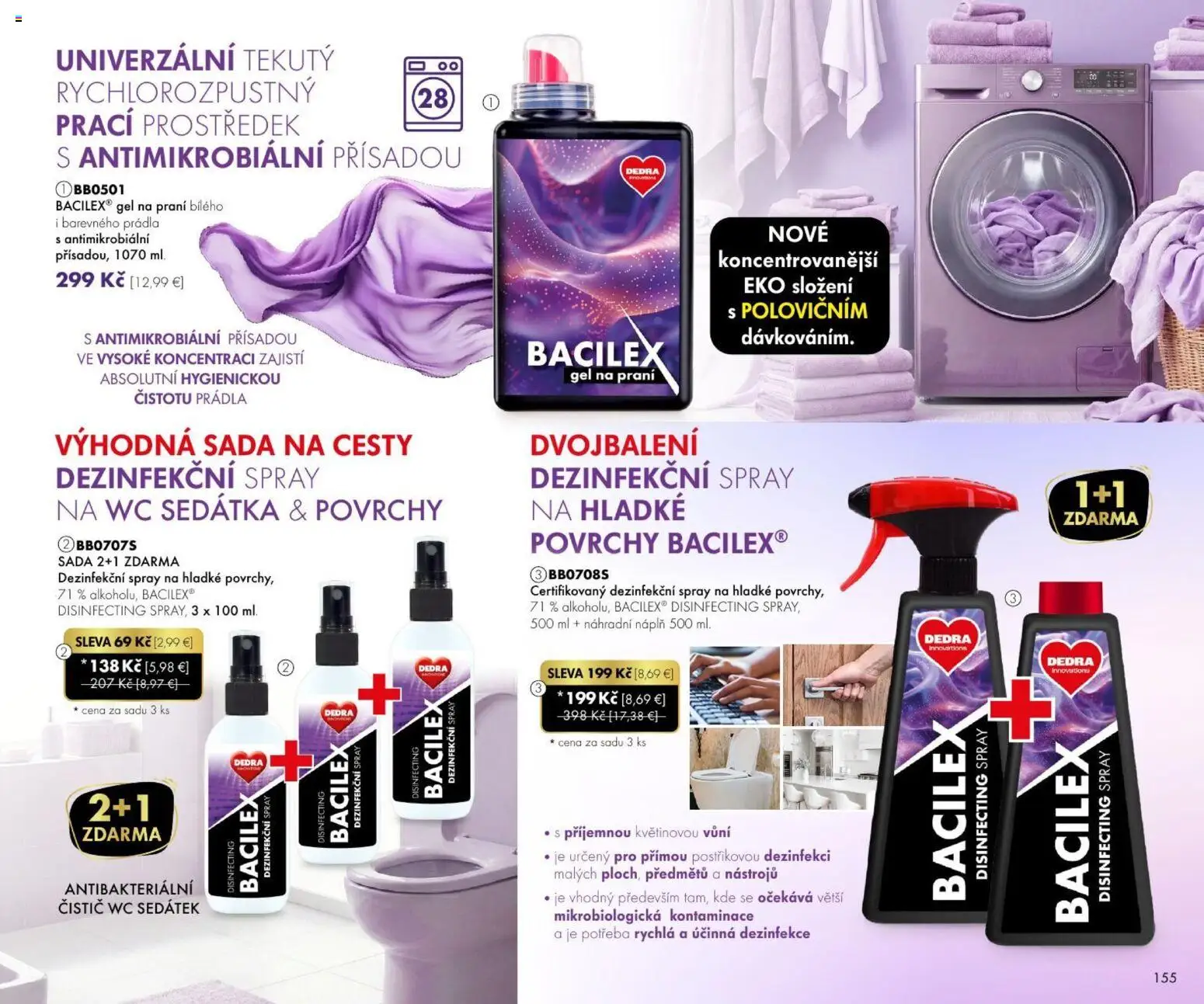 Nové Dedra akcie – leták je platný od 01.08.2026 | Strana: 55 | Produkty: Wc