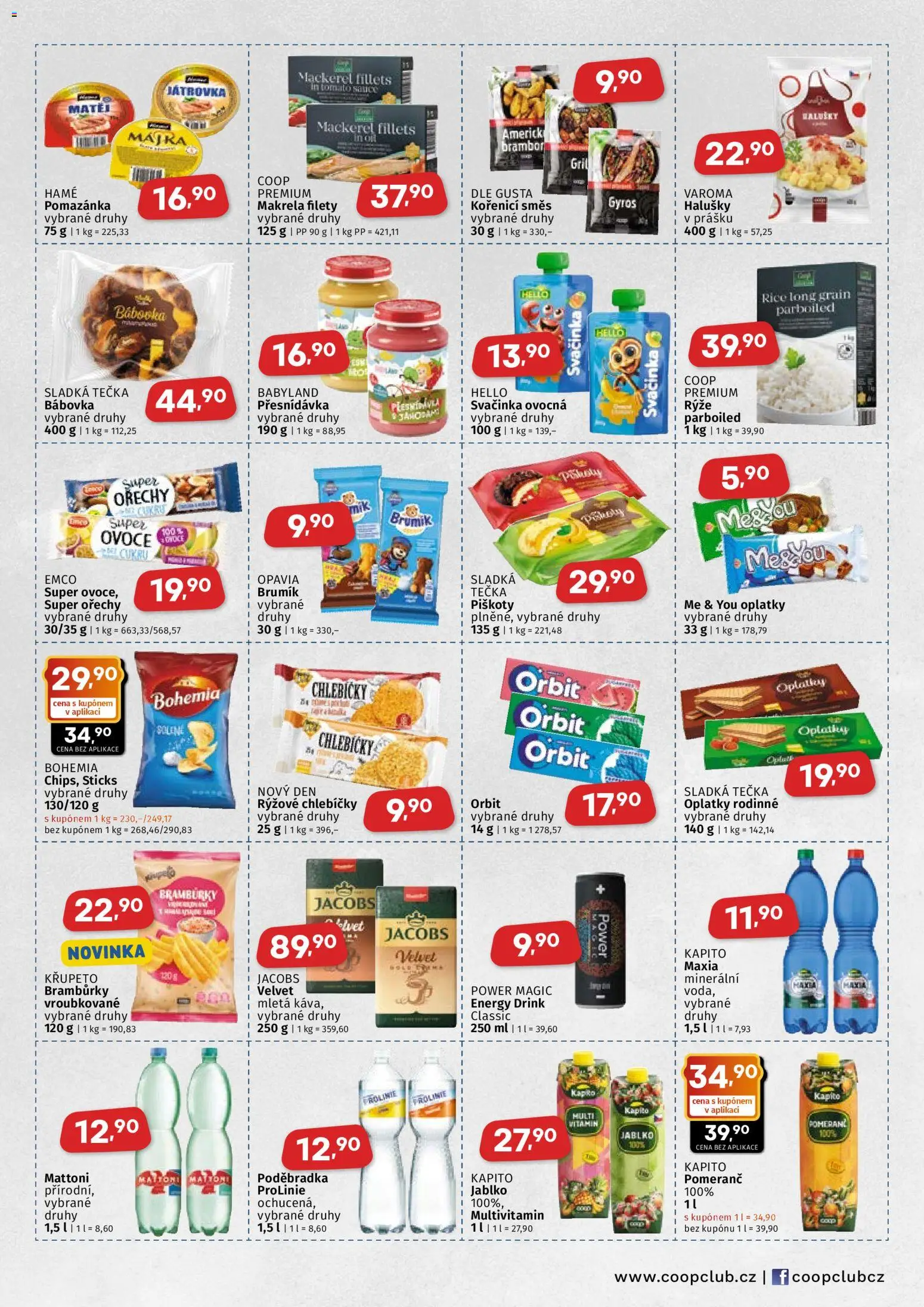 Coop leták - Východočeský region od 29.07.2026 | Strana: 3 | Produkty: Rýže, Ořechy, Poděbradka, Halušky