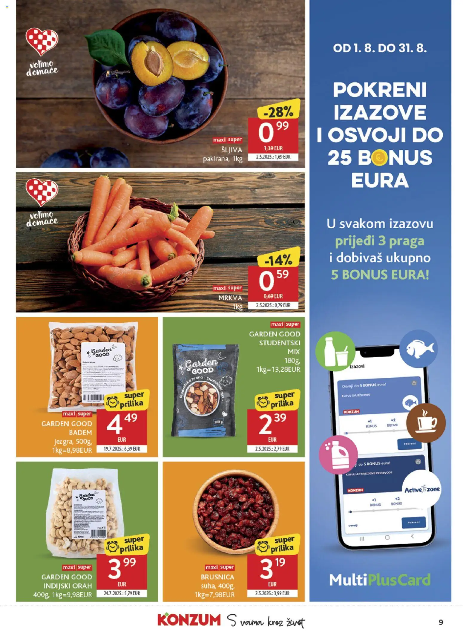 Konzum HR akciós ujság - amely érvényes a következő dátumtól: 2026.08.04. | Oldal: 9