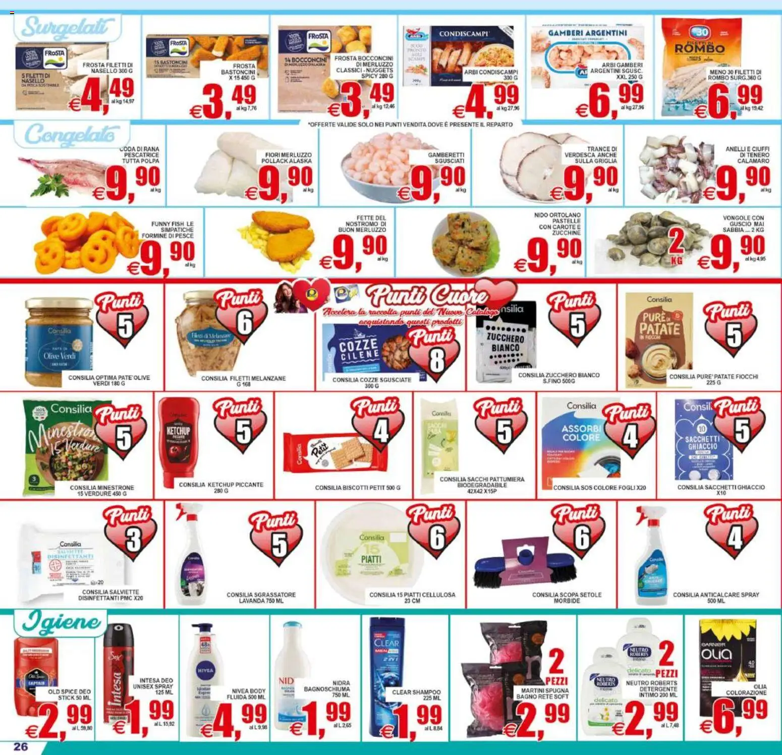 Volantino Pewex del 31/07/2026 | Pagina: 26 | Prodotti: Pesce, Ketchup, Olive, Lavanda
