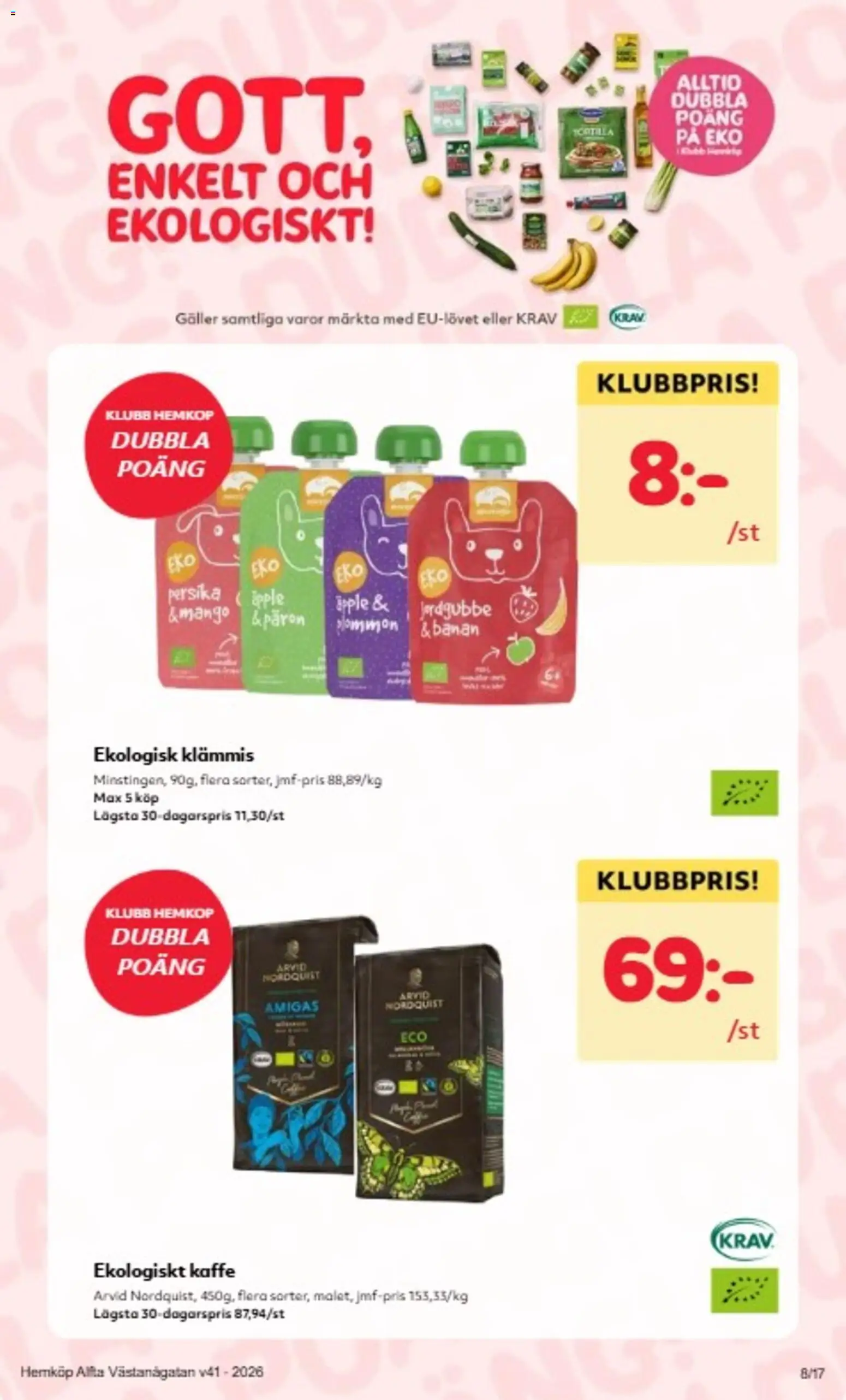 Hemköp reklamblad aktuell från 05/10/2026 | Sida: 8