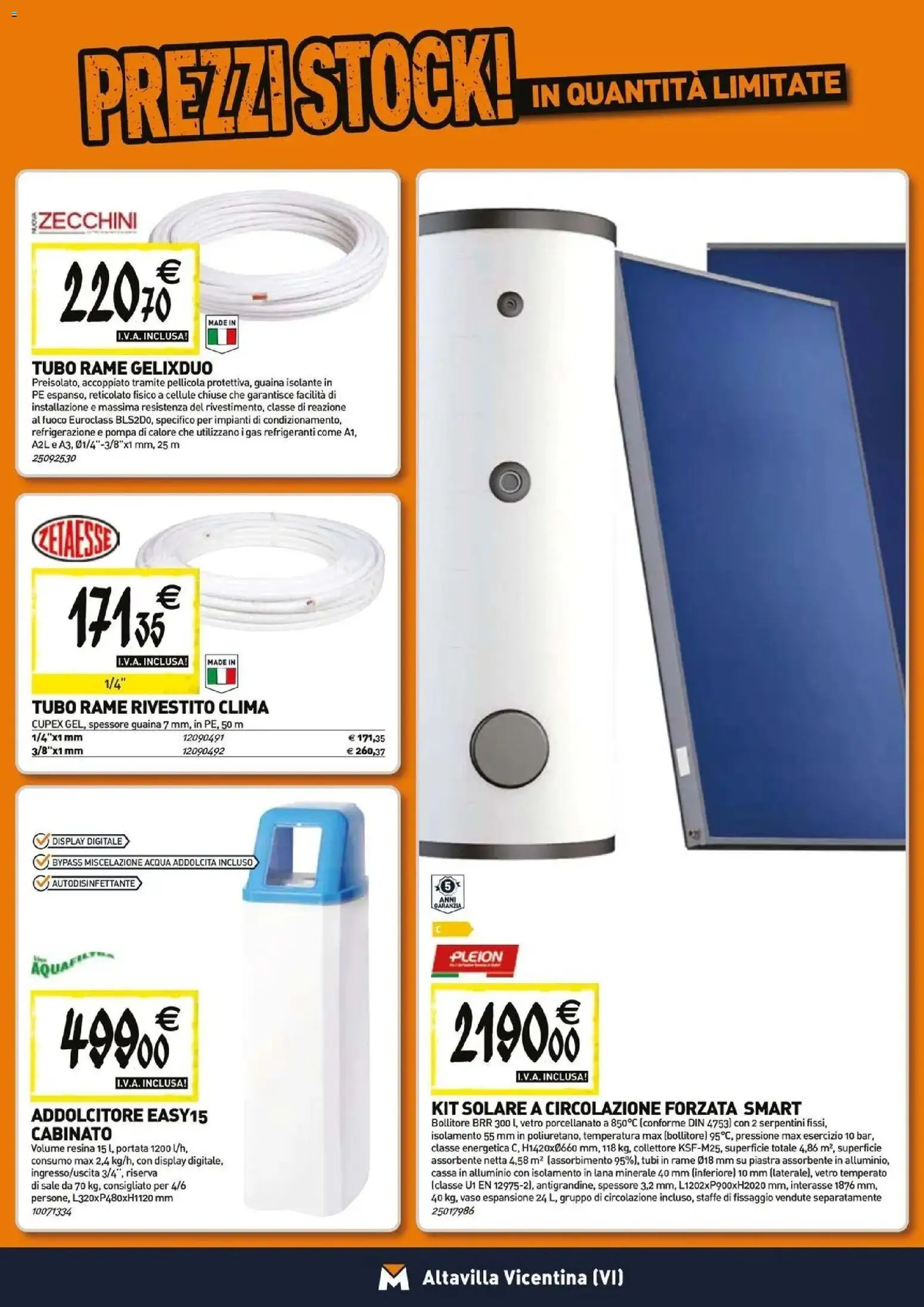 Volantino TECNOMAT del 23.04.2026 | Pagina: 7 | Prodotti: Sale, Tubo, Alluminio, Bollitore