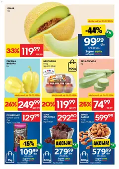 Roda katalog - pregled Roda kataloga - važi od 02.07.2026 | Strana: 3 | Proizvode: Badem, Paprika, Tikvica