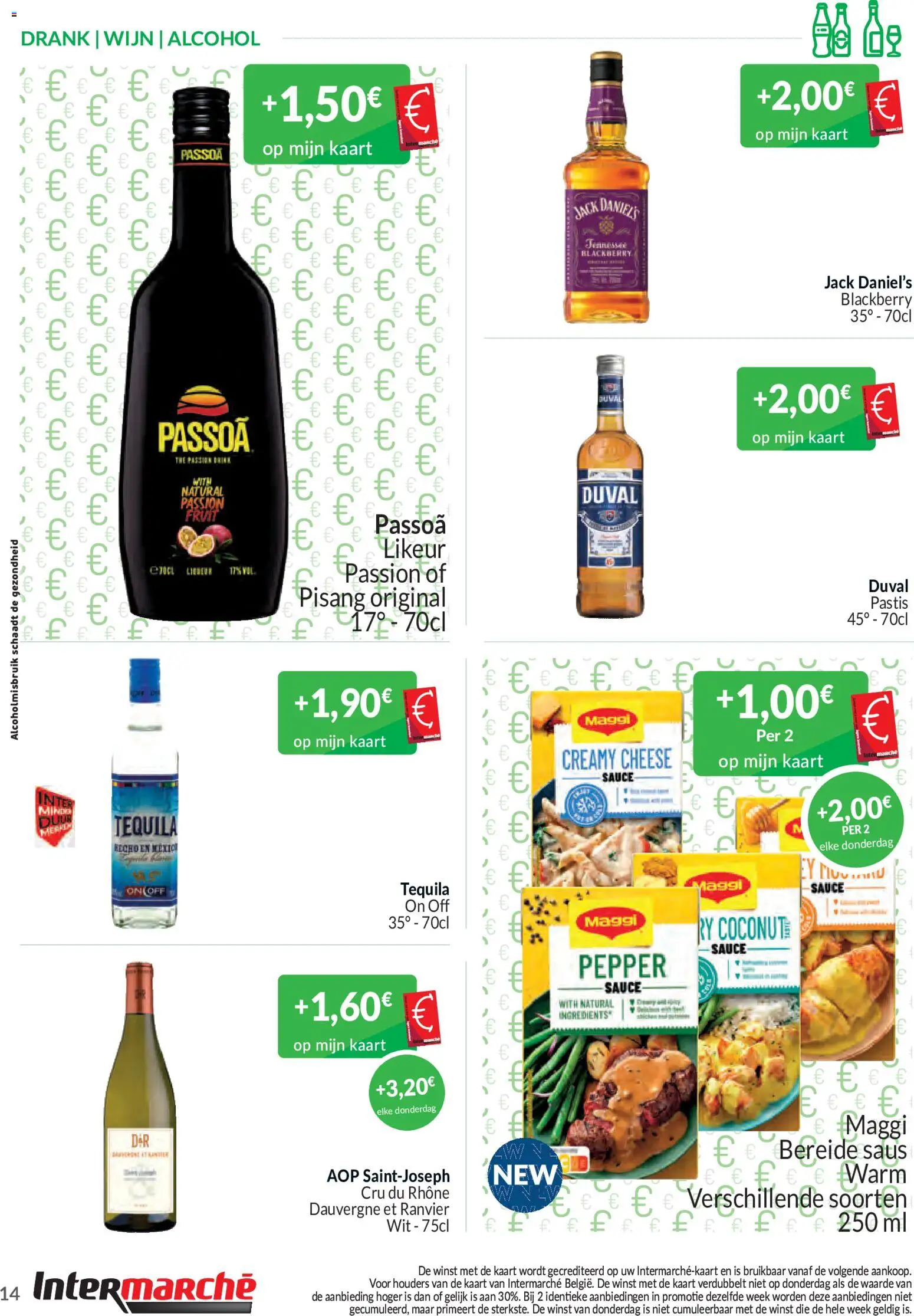 {H1} | Pagina: 14 | Producten: Wijn, Saus, Alcohol, Jack Daniel’s