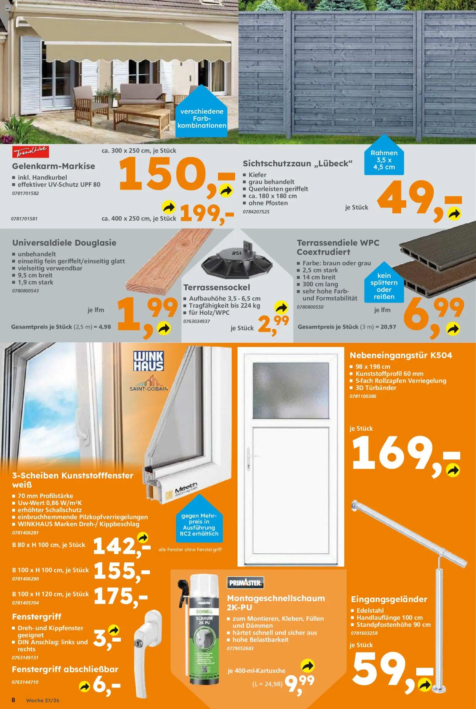 Globus Baumarkt Prospekt Berlin-Treptow – gültig ab 29.06.2026 | Seite: 8