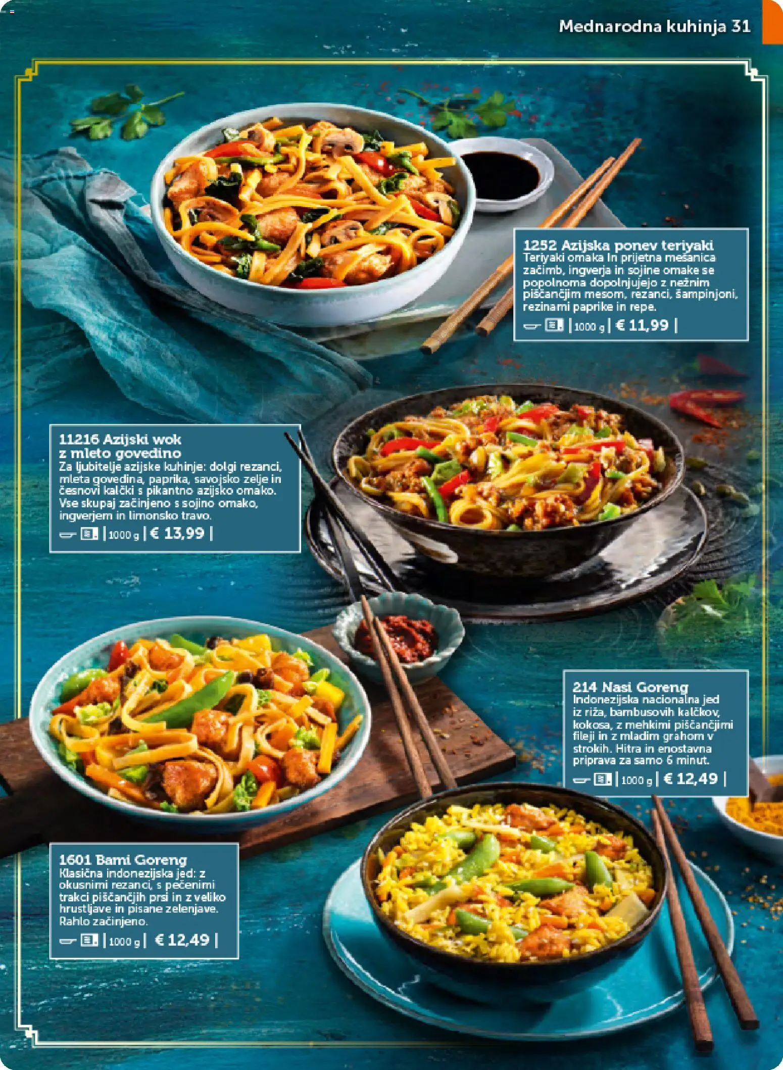 Novi Bofrost katalog ponudbe – veljaven od 01.02.2026 | Stran: 31 | Izdelki: Omake, Kuhinja, Omaka, Zelje
