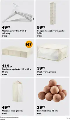 Forhåndsvisning av Biltema kundeavis Organisering og oppbevaring gyldig fra 05/09/2026 | Side: 7