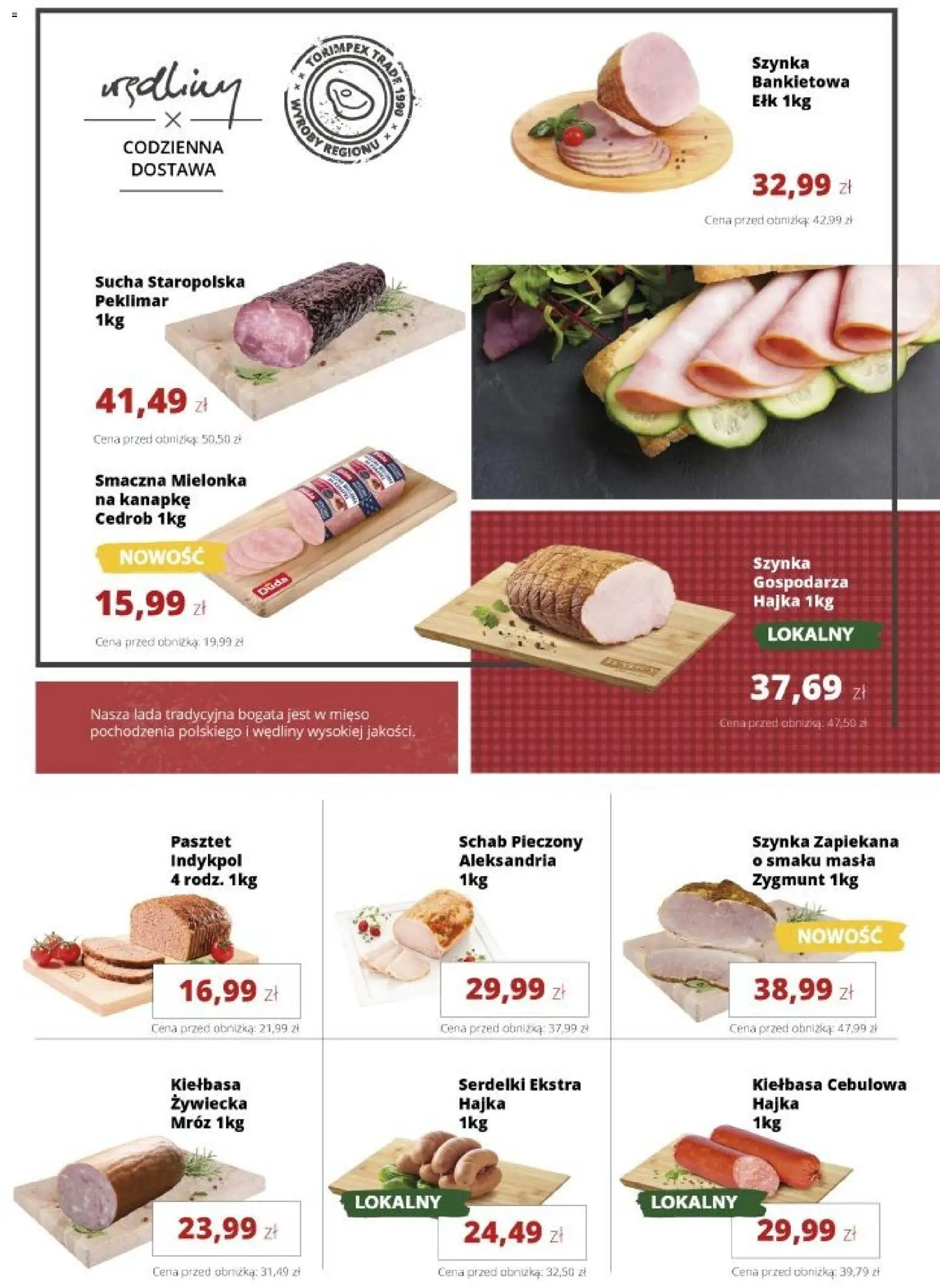 Torimpex gazetka od 24.08.2026 | Strona: 4 | Produkty: Kiełbasa, Mięso, Pasztet, Szynka