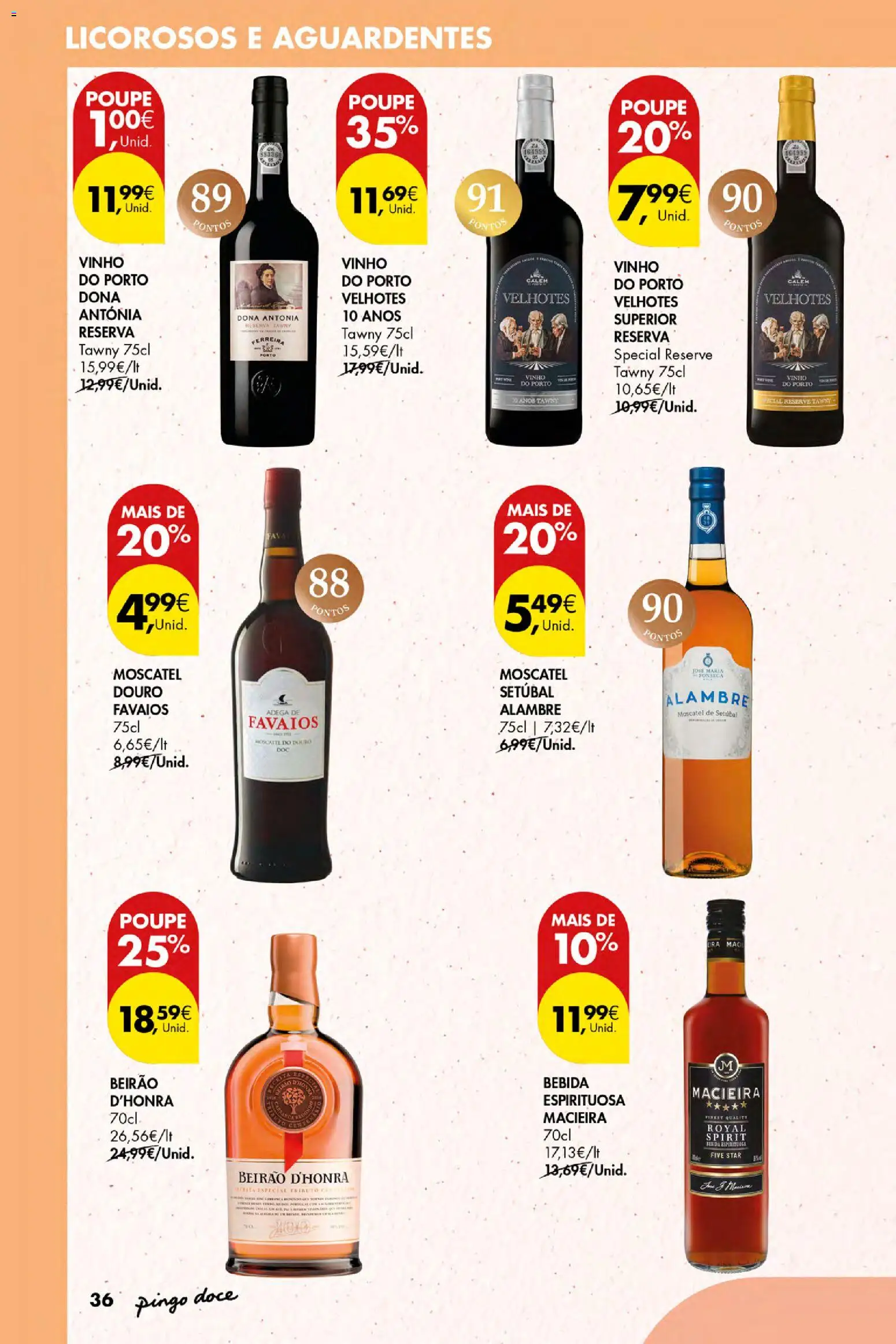 Pingo Doce Vinhos e Sabores de Portugal Açores │ válido de 17/09/2026 | Página: 36 | Produtos: Vinho do Porto, Vinho, Bebida