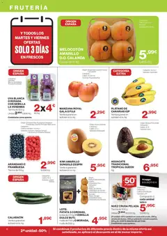 Vista previa El Corte Inglés ofertas válido desde el 24/09/2026 | Página: 6 | Productos: Calabacín, Manzana, Bolsa, Patatas