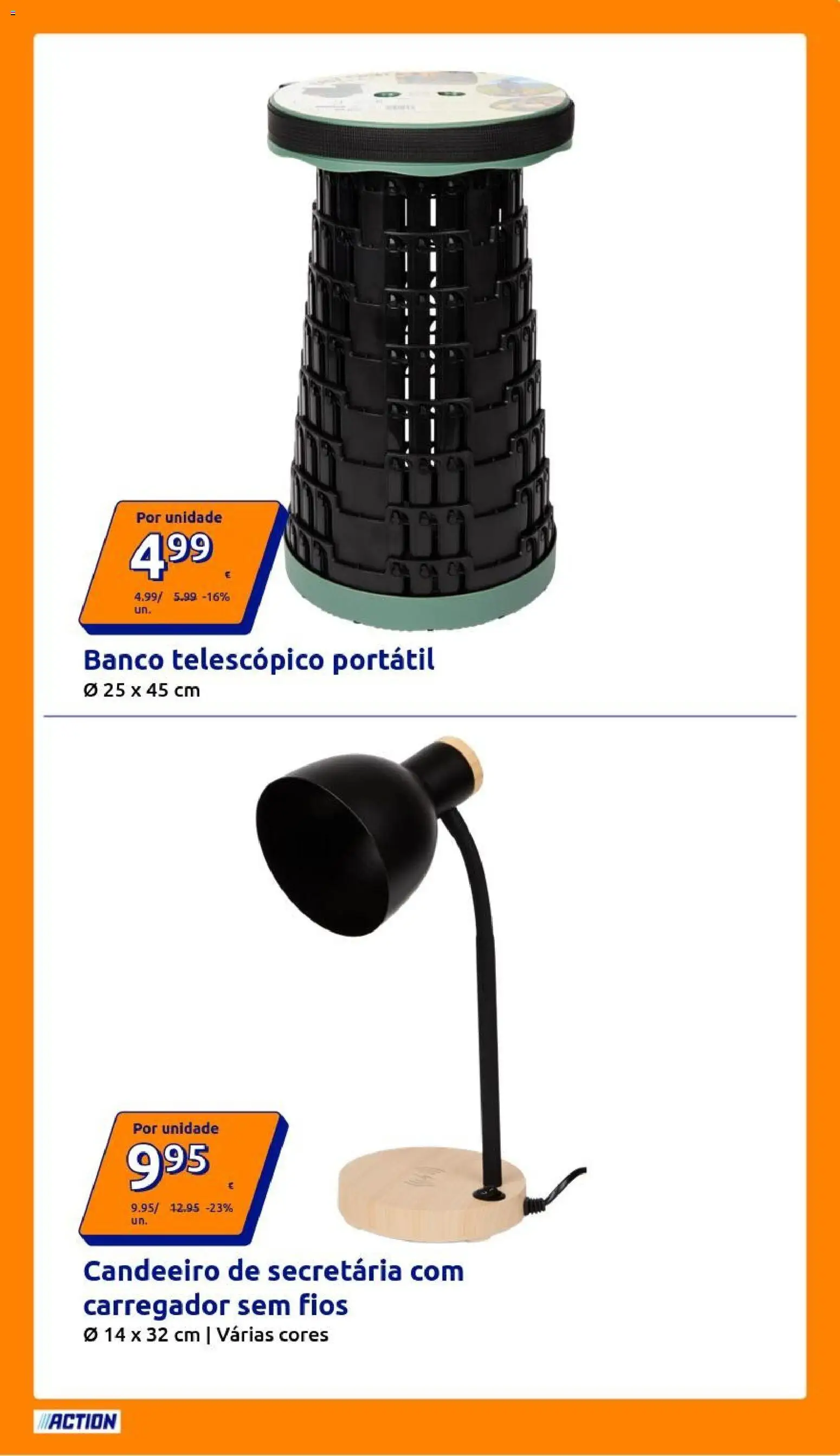 Action folheto │ válido de 10.06.2026 | Página: 15 | Produtos: Candeeiro, Banco