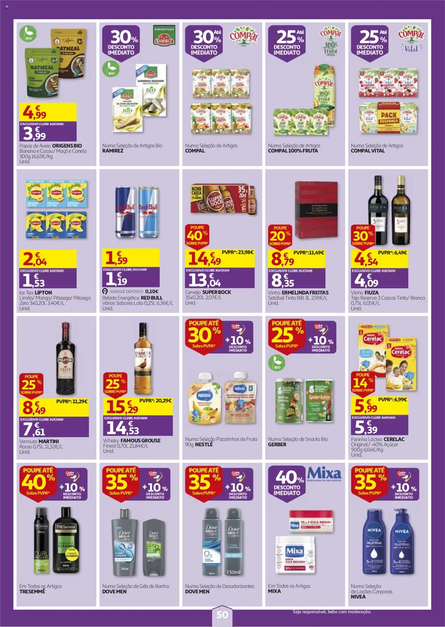 Auchan folheto │ válido de 27/08/2026 | Página: 50 | Produtos: Vermute, Martini, Canela, Bebida