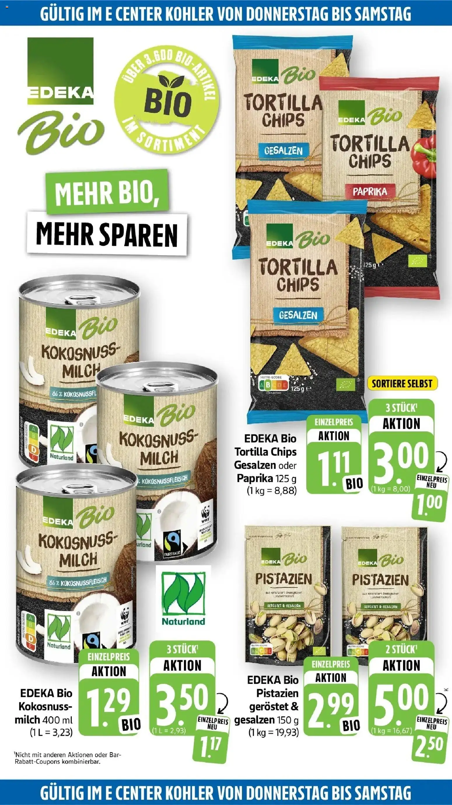 Edeka Prospekt Ettenheim (ab 21.09.2026) » Angebote Online | Seite: 48 | Produkte: Milch, Pistazien, Paprika, Chips