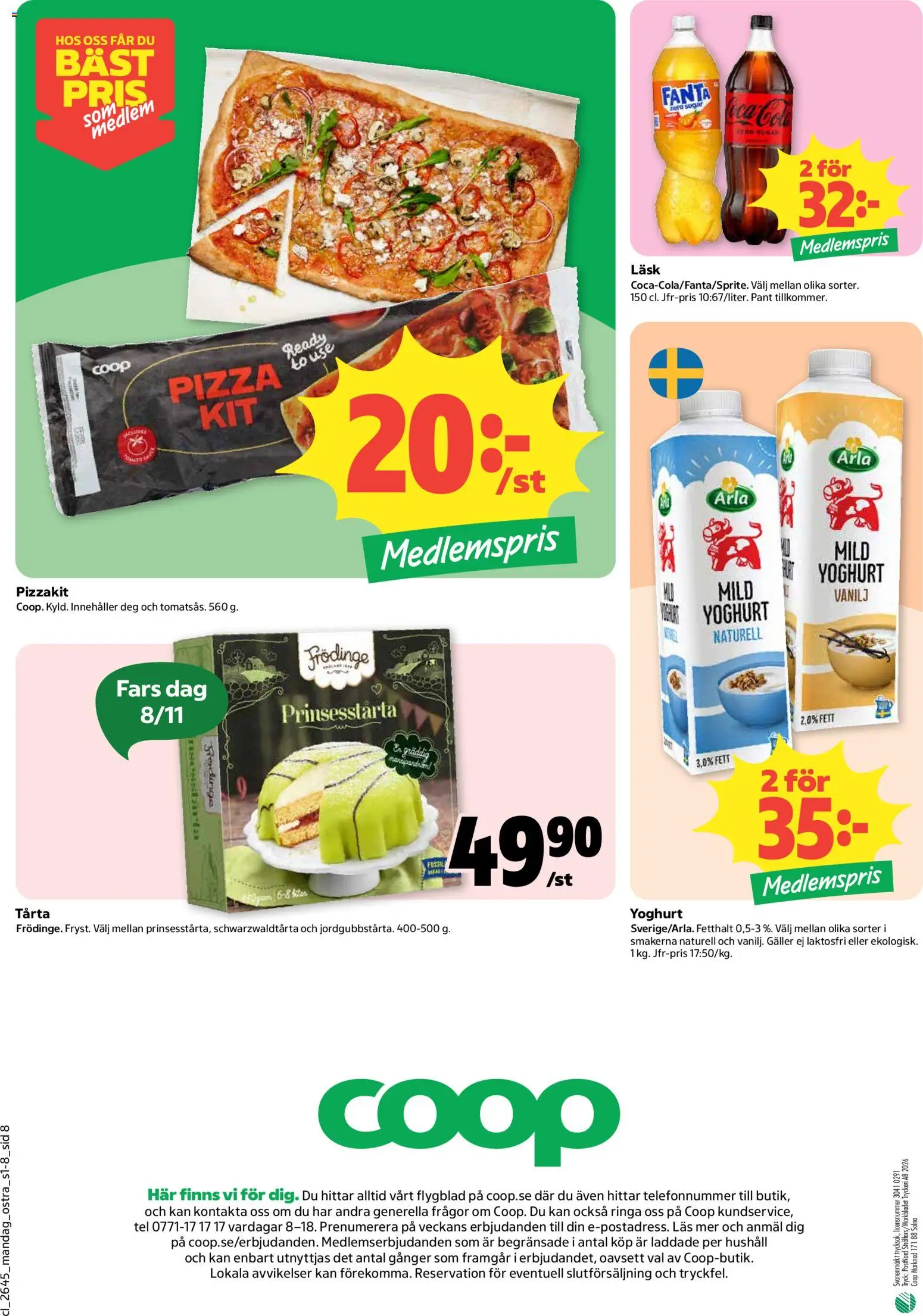 Coop Daglivs reklamblad aktuell från 02/11/2026 | Sida: 8