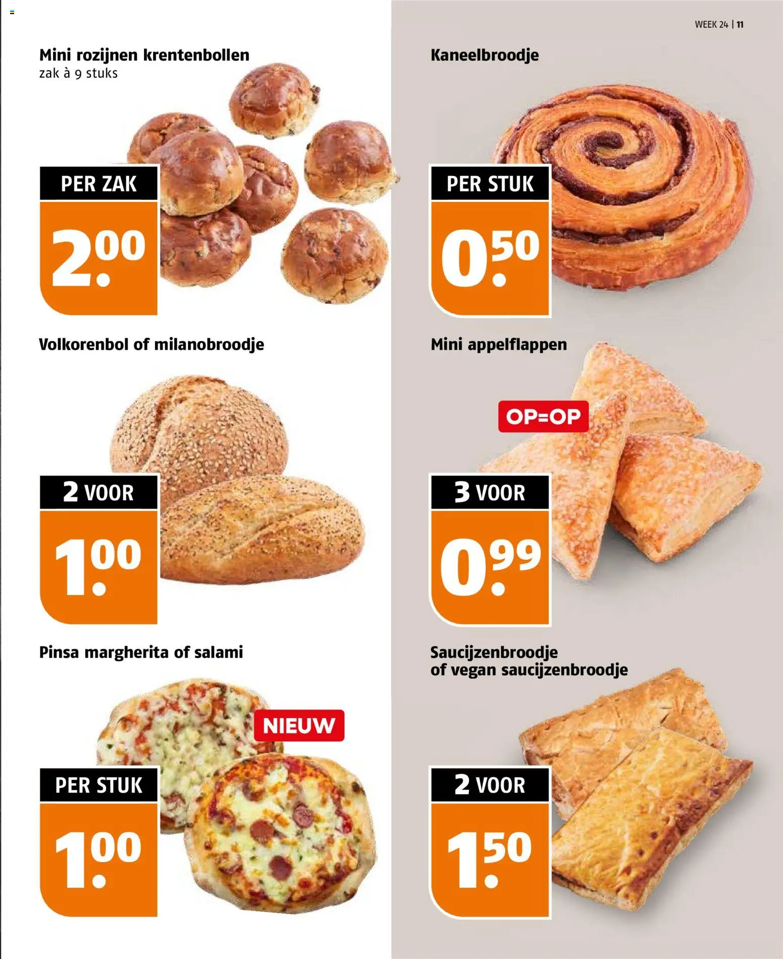 {H1} | Pagina: 11 | Producten: Salami, Rozijnen, Zak