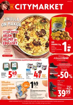 K-Citymarket-mainoslehti voimassa 05/10/2026 alkaen