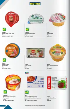 Metro katalog BMPL - pregled Metro kataloga - važi od 01.06.2026 | Strana: 8 | Proizvode: Pasulj, Grašak, Mesni narezak, Pašteta